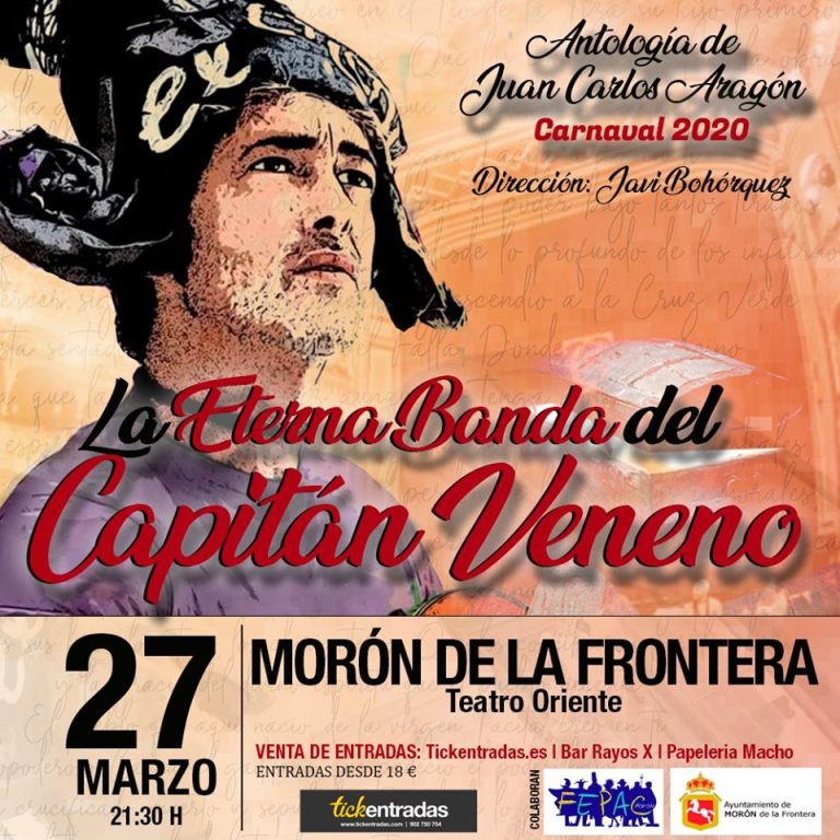 [EVENTO APLAZADO] Sorteo de dos entradas para "La eterna banda del Capitán Veneno"