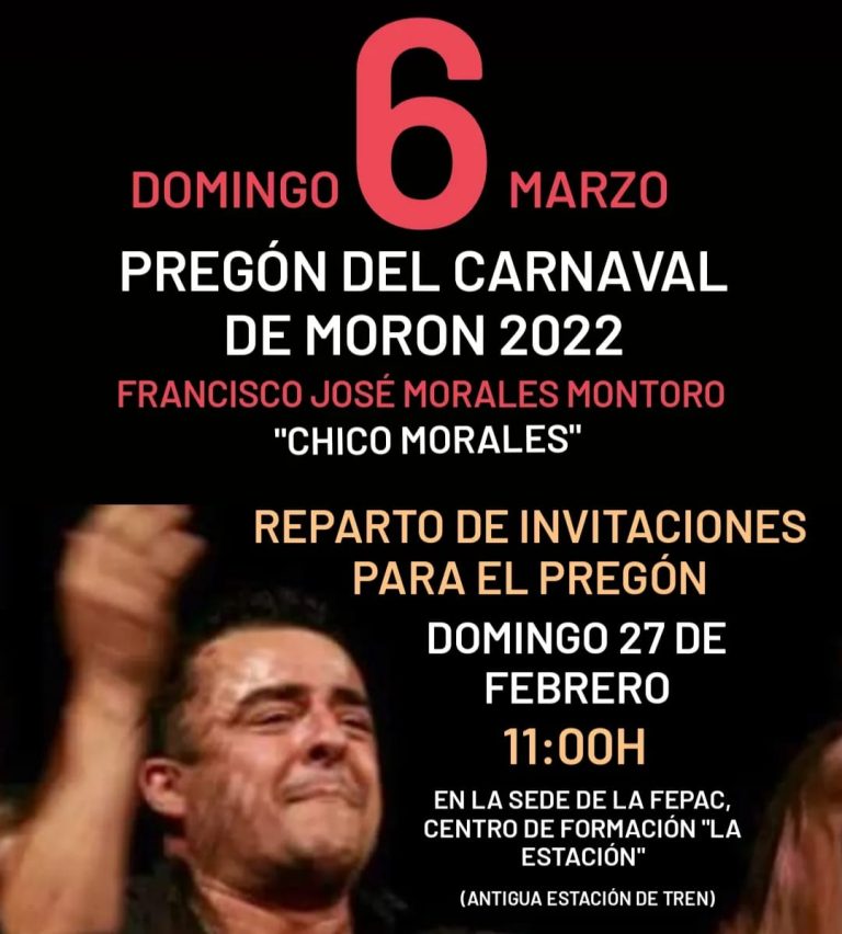 Reparto invitaciones pregón 2022