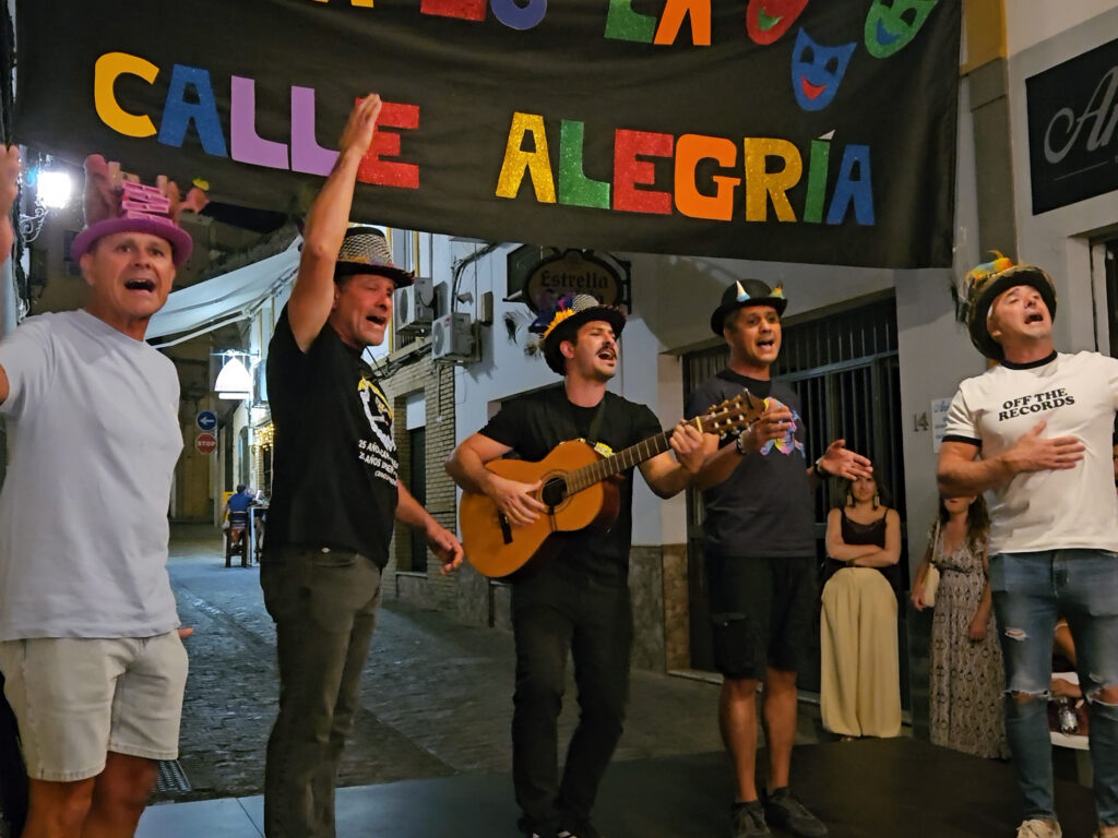 Los añejos por viejos: Pedro González, Paco Olmo, Juanma Olmo, Antonio González y Peón.